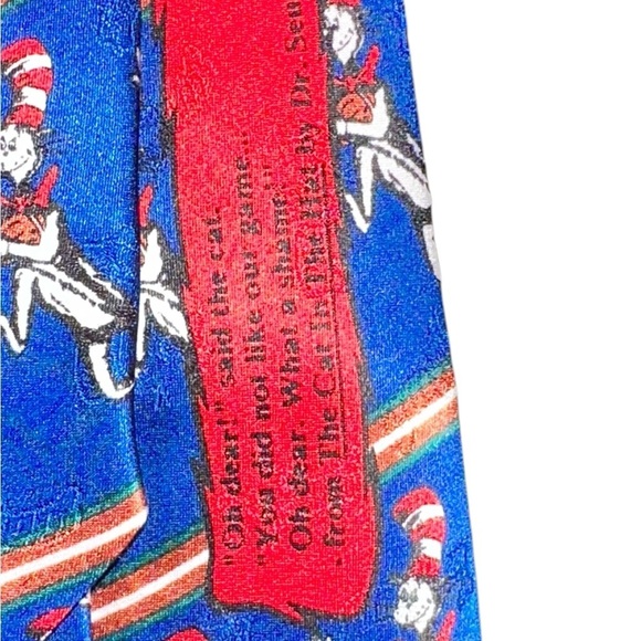 Dr. Seuss Cat in the Hat Silk Tie - Picture 5 of 14